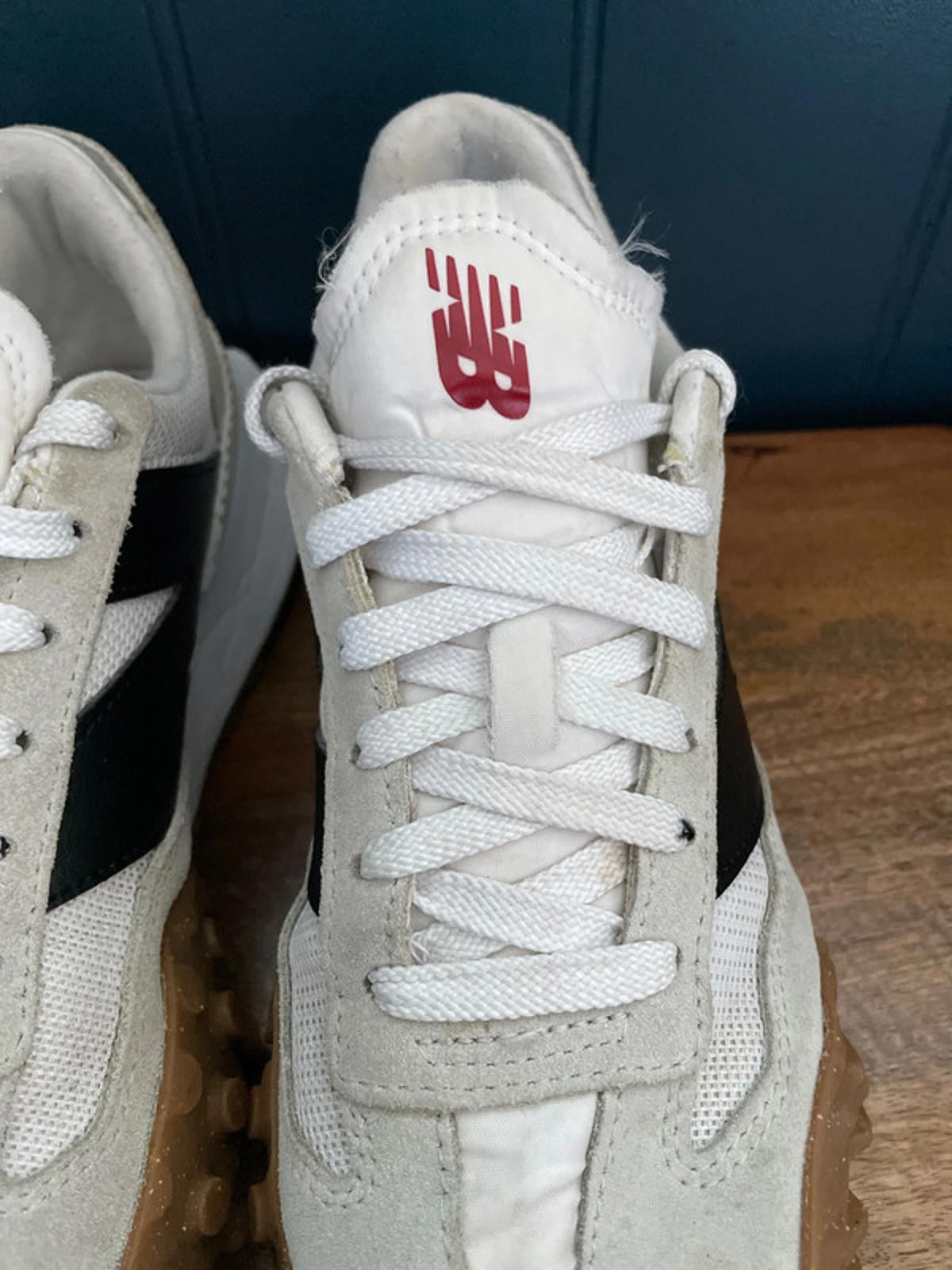 Men’s New Balance XC-72 Premium Leather Trainers In White/Black - UK 8 - 2299