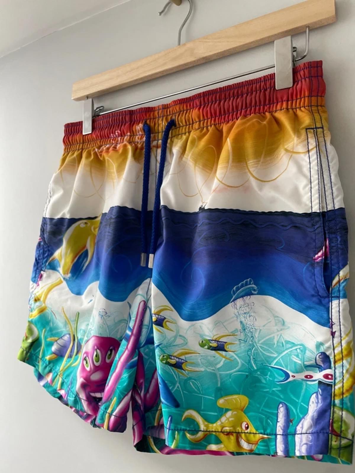 Mens Vilebrequin x Kenny Scharf Limited Edition Moorea Swim Shorts - Small - 3120
