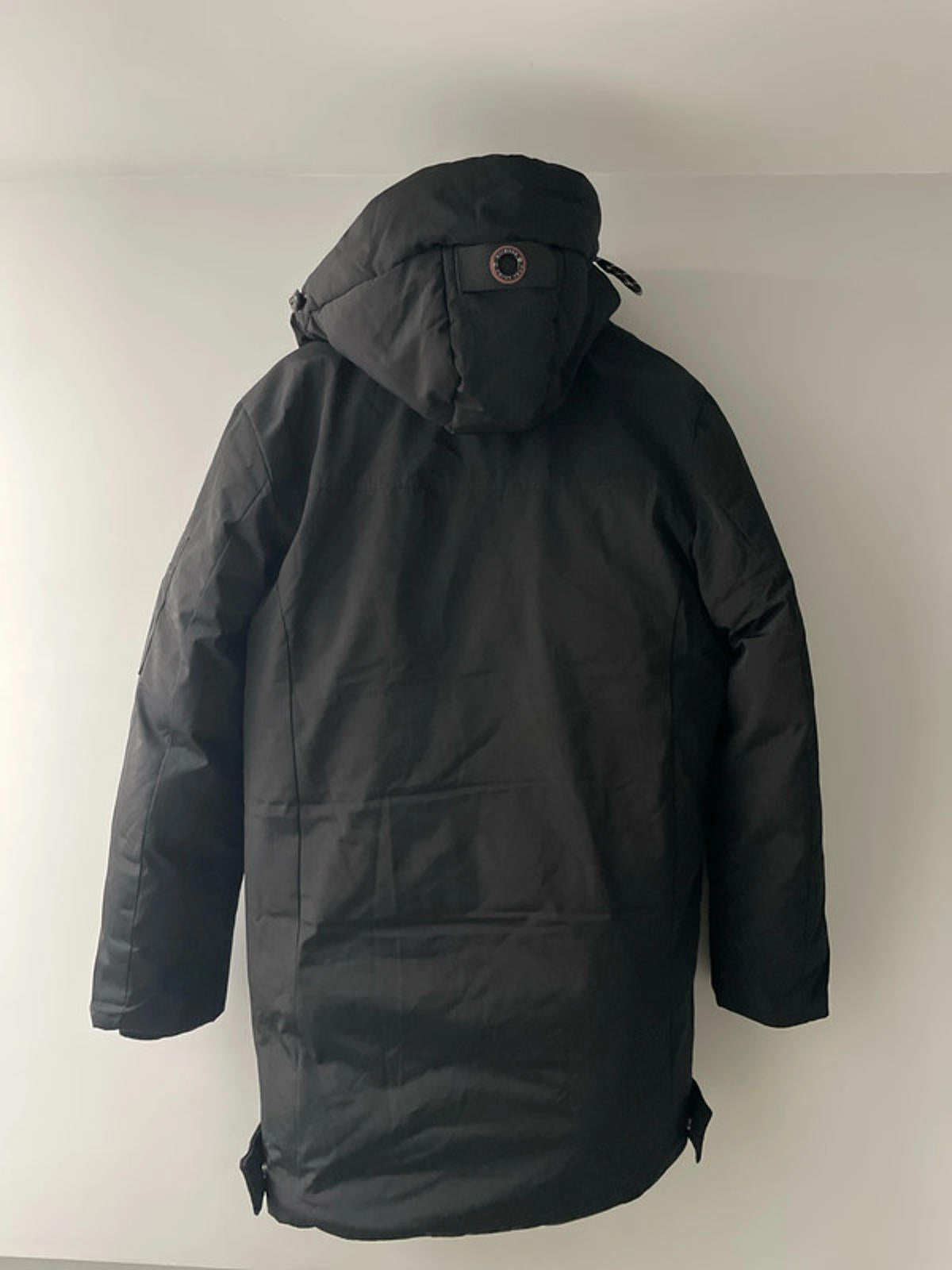 Men’s Point Zero Natanel Classic Parka Jacket In Black - Small - 2496 - RRP £250