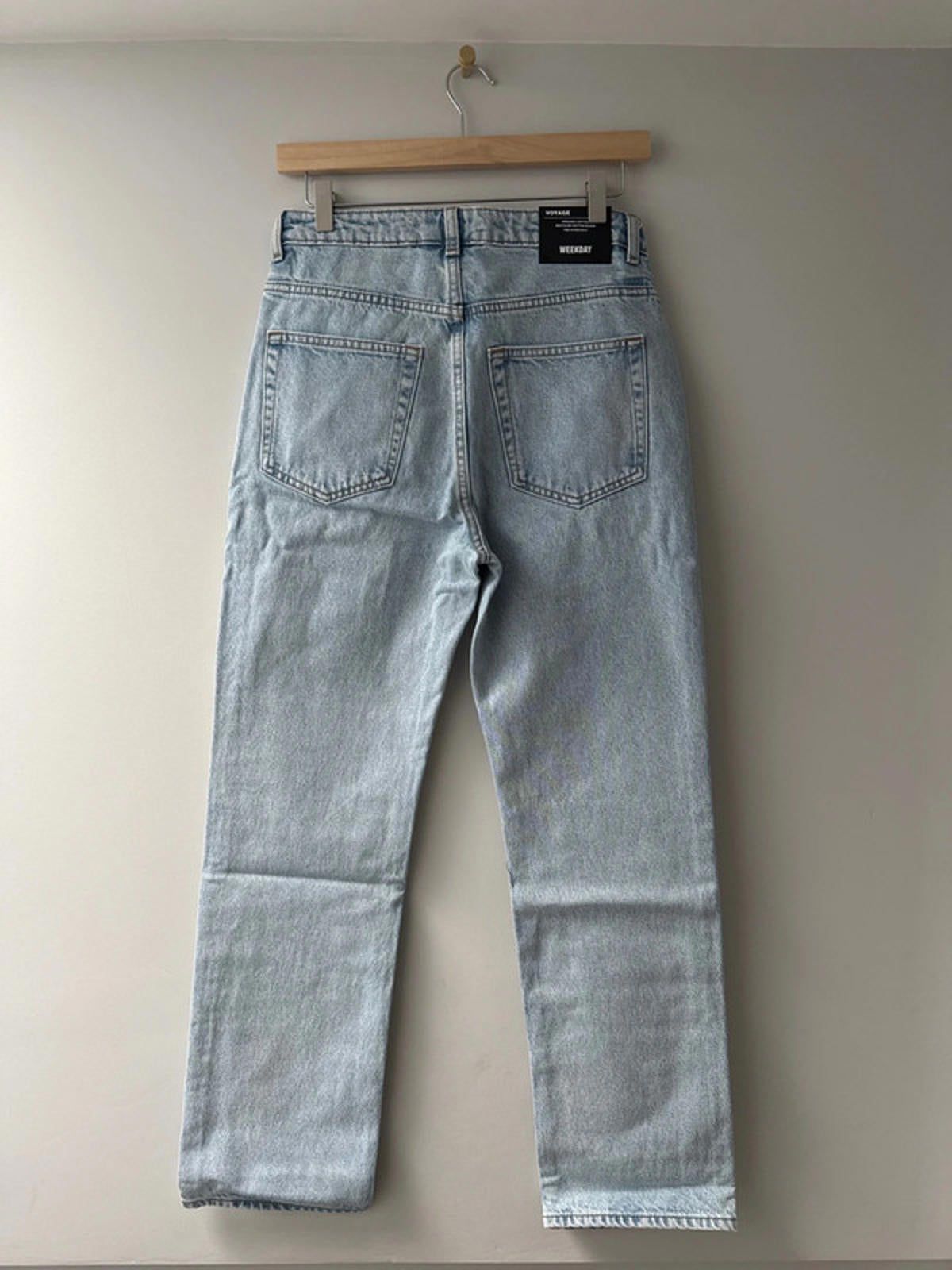 Women’s Weekday Voyage High Waisted Fit Jeans In Blue - W27/L30 - 0620