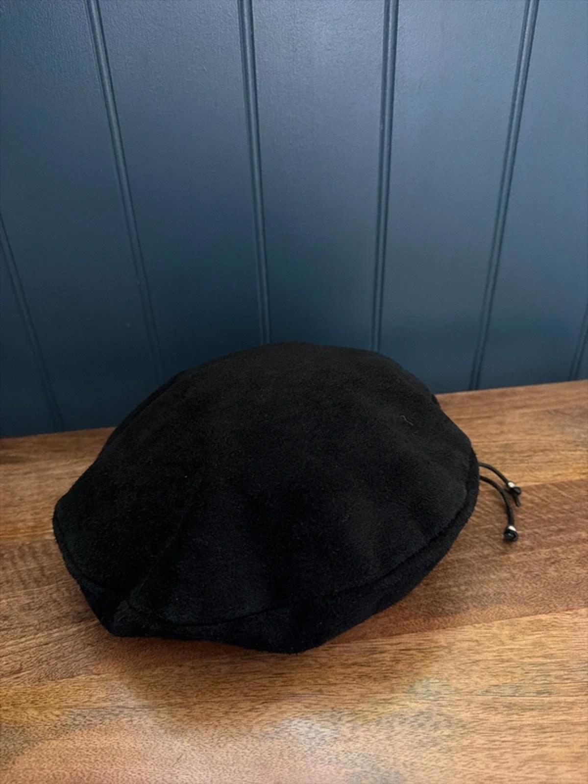 Women’s Sheldon Vintage Suede Beret In Black - One Size - 3232