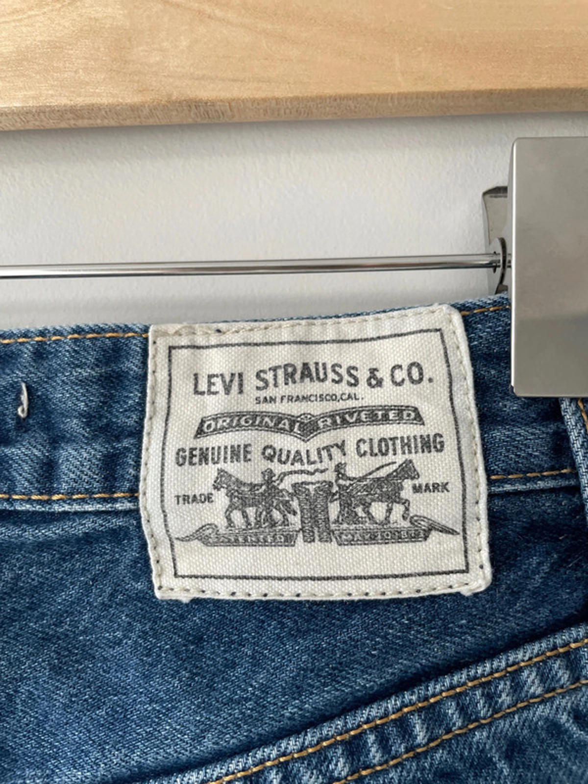 Women’s White Label Levi’s High Waisted Ribcage Straight Fit Jeans -W24/L27-1857