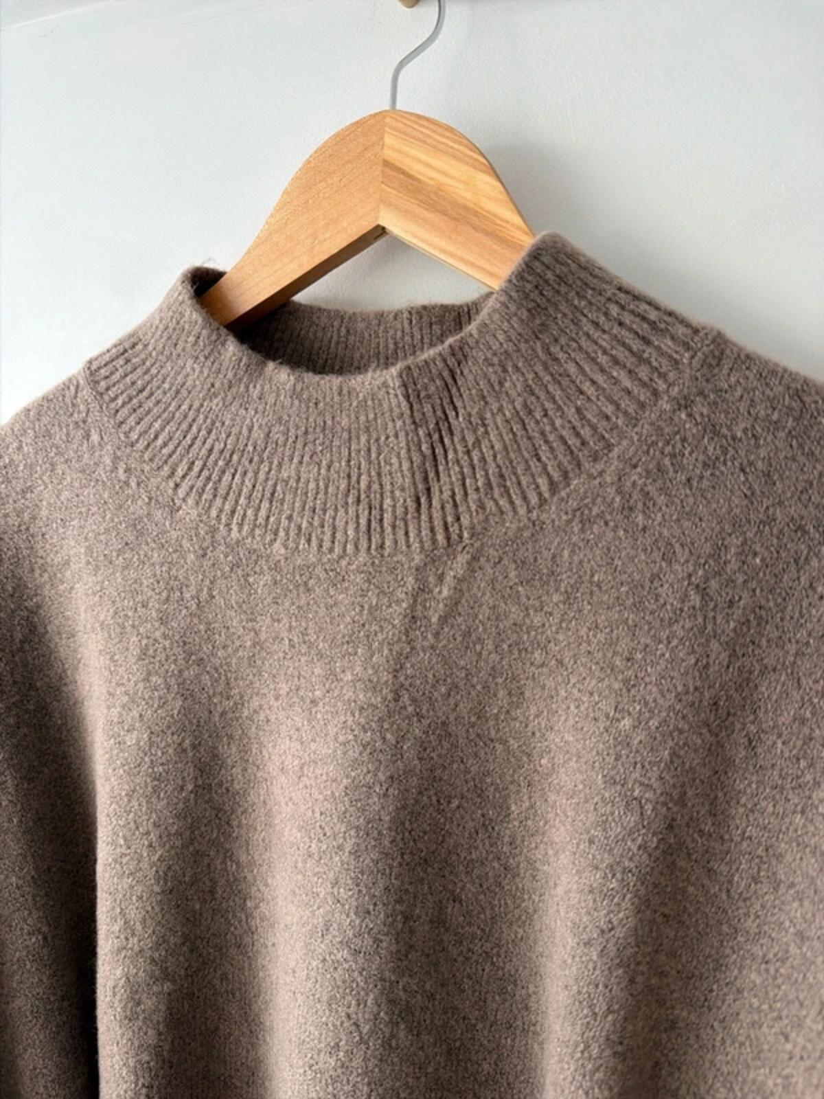 Women’s & Other Stories oversized fit Premium knitted wool blend belted dress - large - 3432