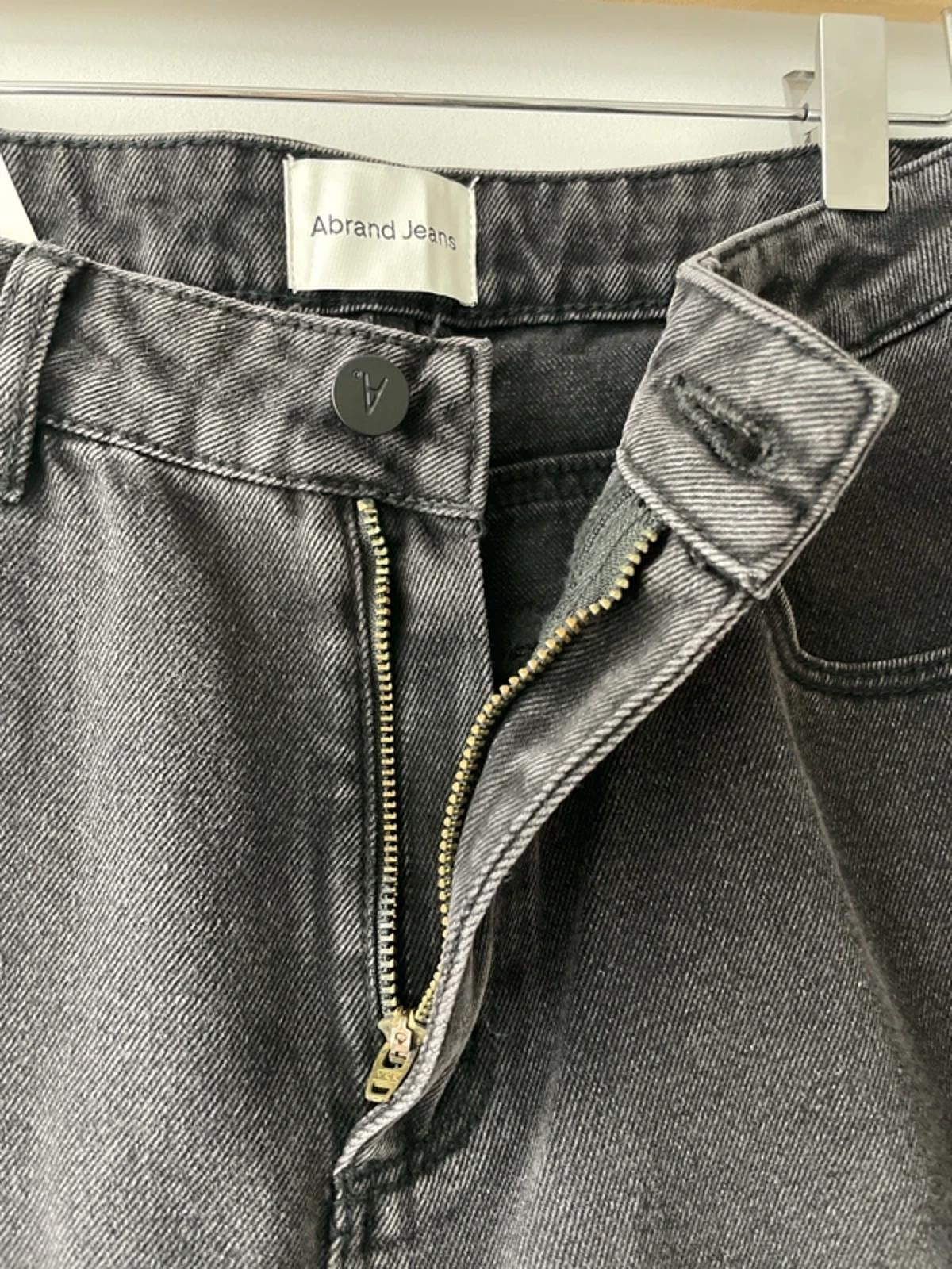 Women’s Abrand Jeans 95 Mid Baggy Jeans in Black - W26/L31 - 3076