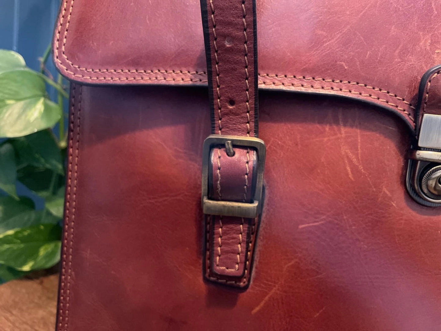Men’s Medici Vintage Made In Italy Leather Bag Holdall In Brown - 2730