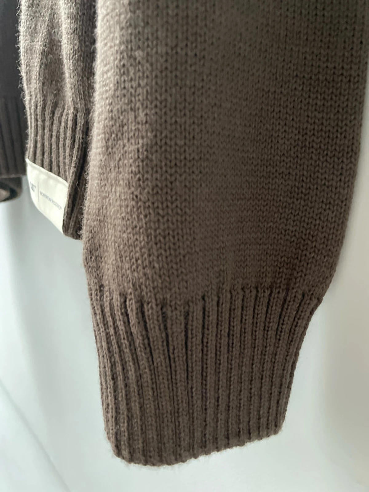 Men’s CAT WWR 1/4 Zip Long Sleeve Polo Top In Brown - Medium - 2480