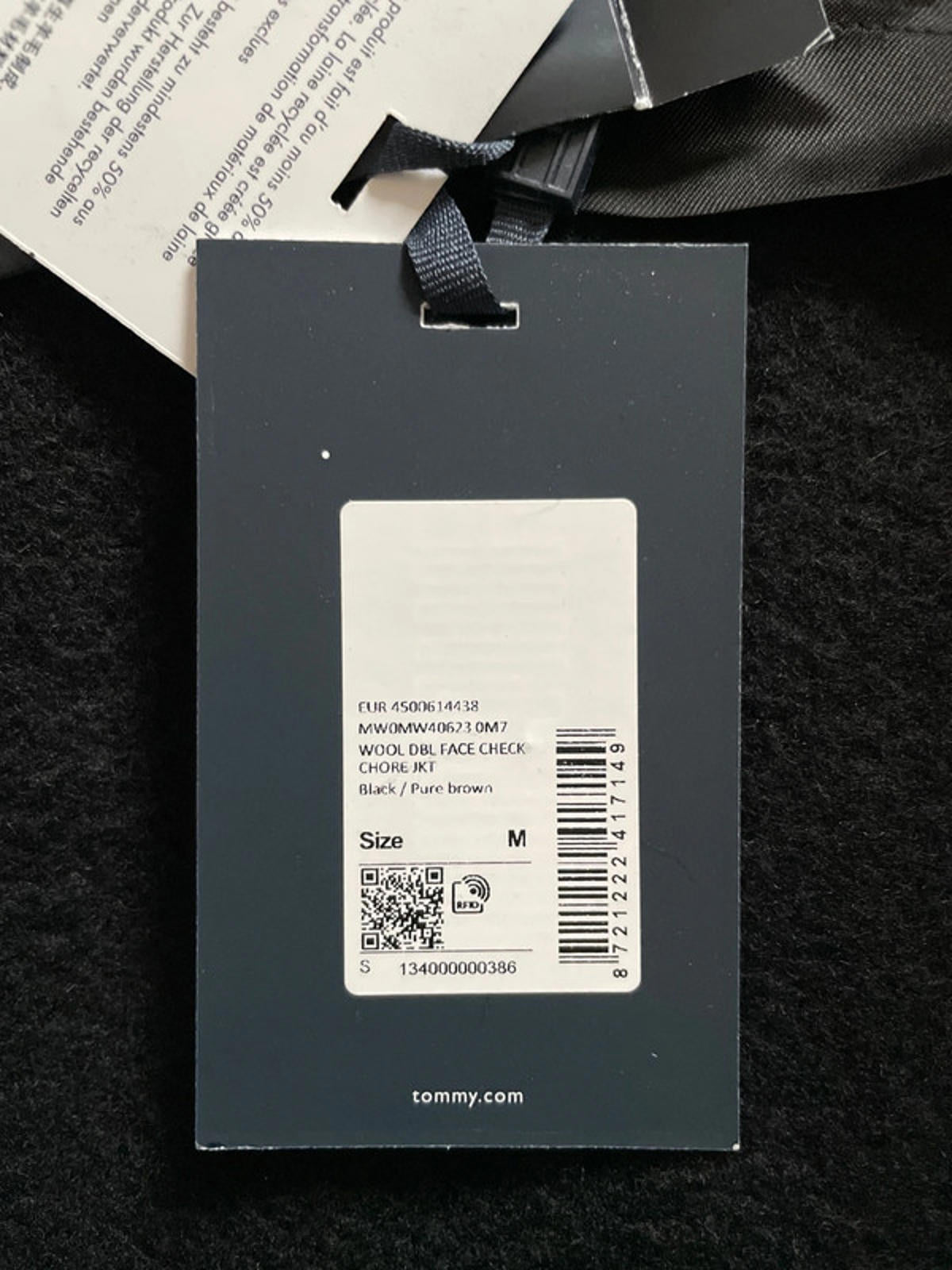 Men’s Tommy Hilfiger Premium Wool Checked Jacket In Brown - Medium - 2428 - £300 RRP