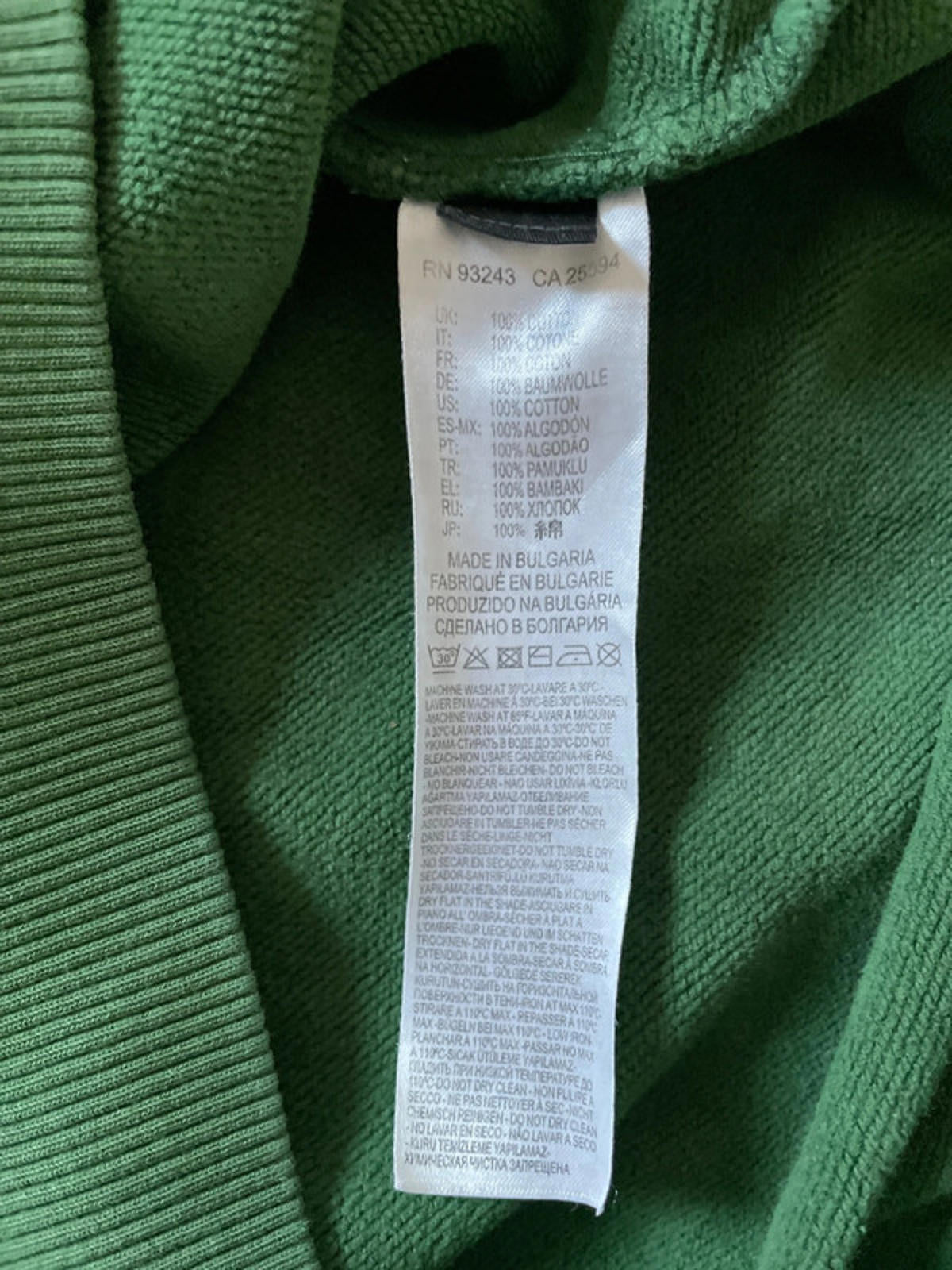 Men’s Diesel Embroidered Premium Logo Hoodie In Green - Small - 2140