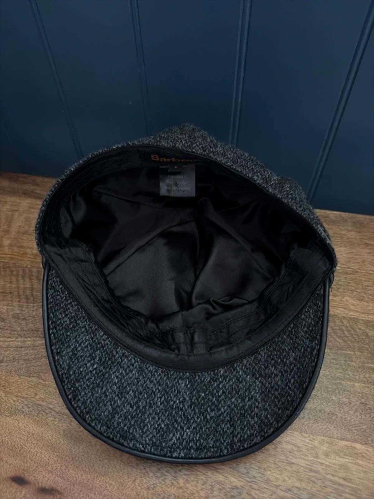 Women’s Barbour Premium Wool Baker Boy Hat In Grey - Small - 3229