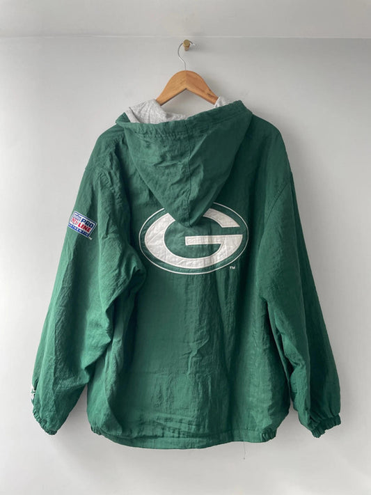Men’s NFL Green Bay Packers Pro Line Hooded Jacket In Green - Medium - 2122