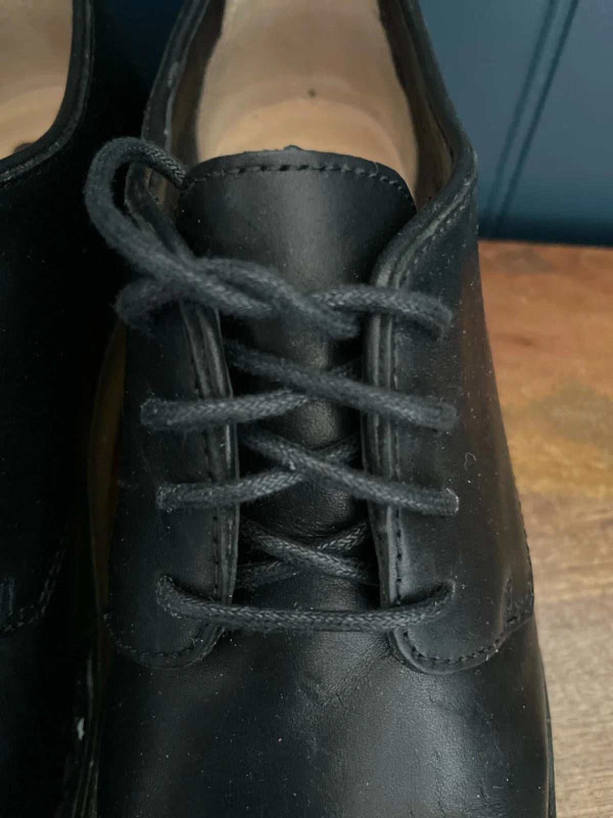 Women’s Clarks Originals Maru London Leather Lace-up Shoes In Black -UK 6.5-2320