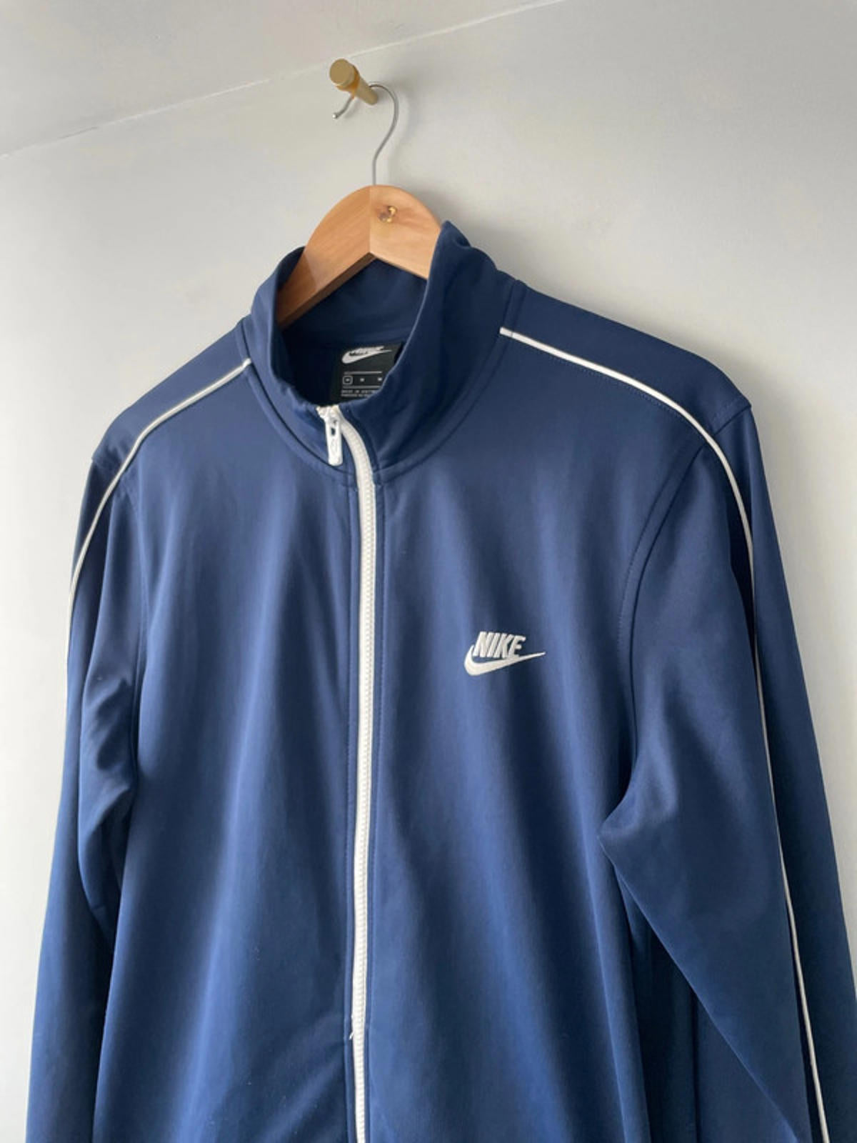 Men’s Nike Long Sleeve Track Jacket In Navy - Medium - 2265