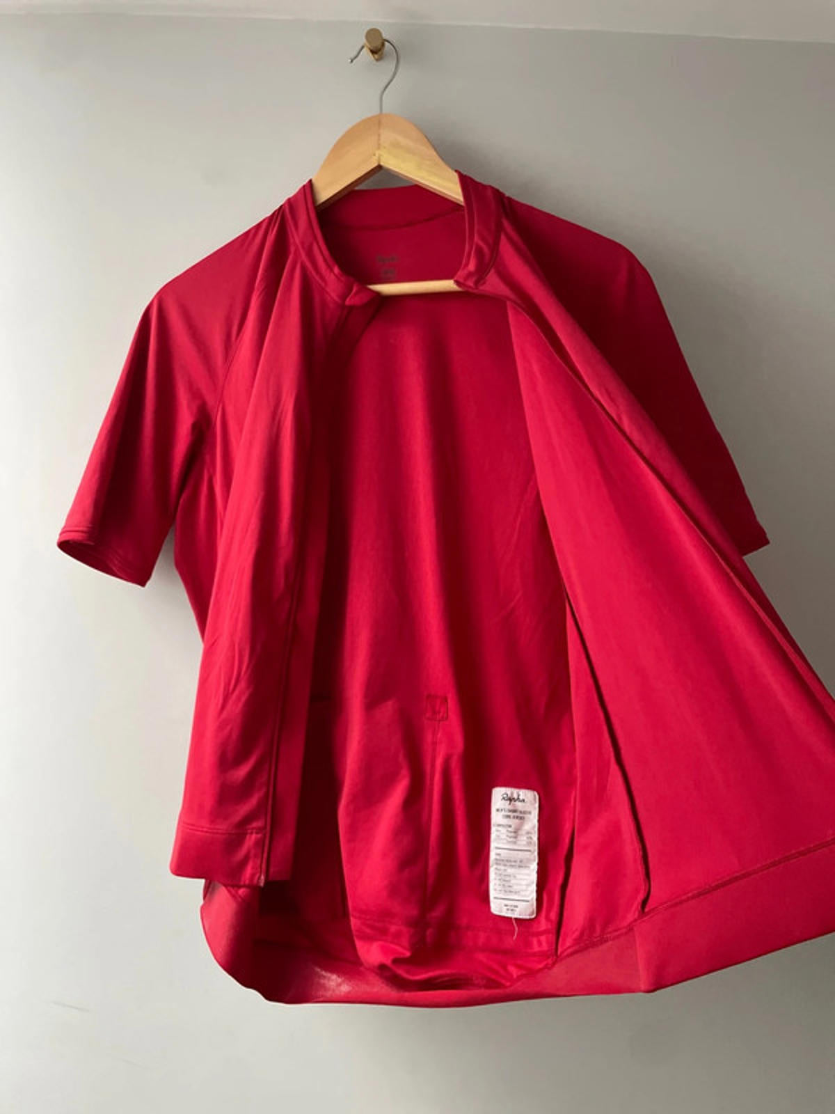 Men’s Rapha Premium Short Sleeve Cycling Jersey Top In Red - Large - 2843