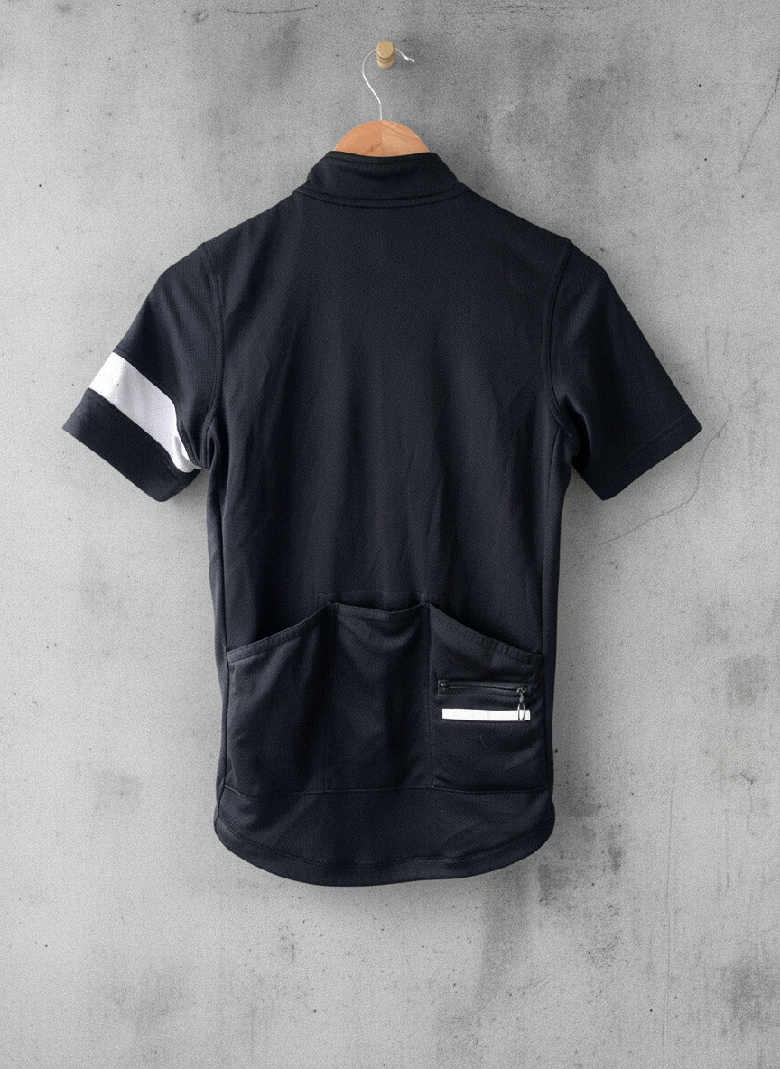 Men's Rapha Short Sleeve Core Cycling Jersey Top In Black - Small - 2999