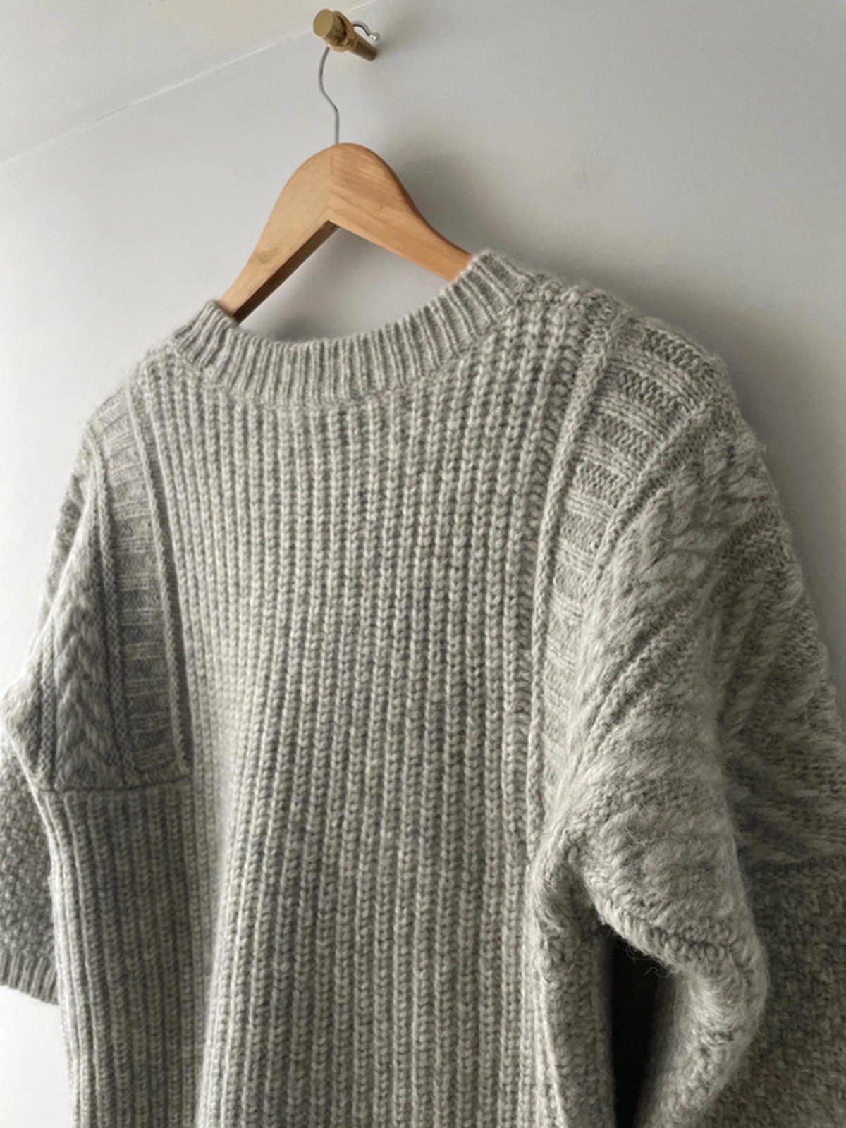 Women’s J.Crew Chunky Knit Alpaca Wool Mix Jumper In Grey - XXSmall - 2444 - RRP £160