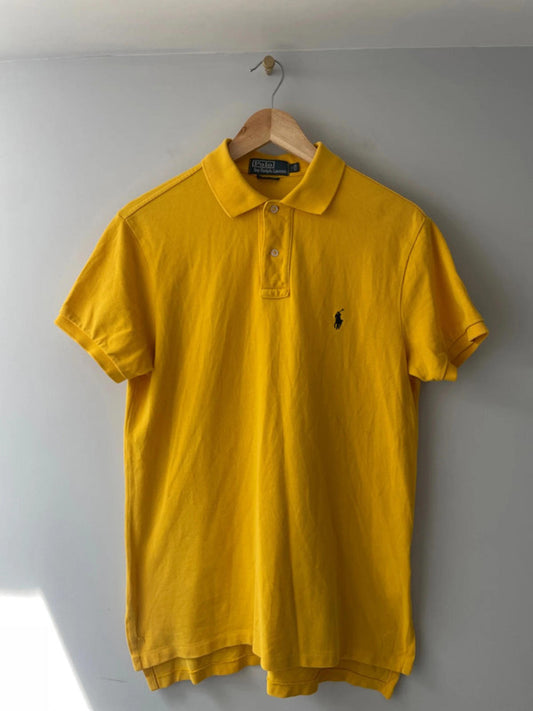 Men’s Ralph Lauren Premium Pique Polo Top In Custom Fit - Medium - 1672