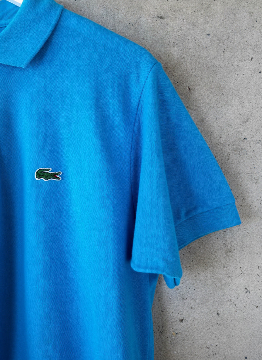 Men’s Lacoste Premium Polo Top In Blue - Medium - 1358