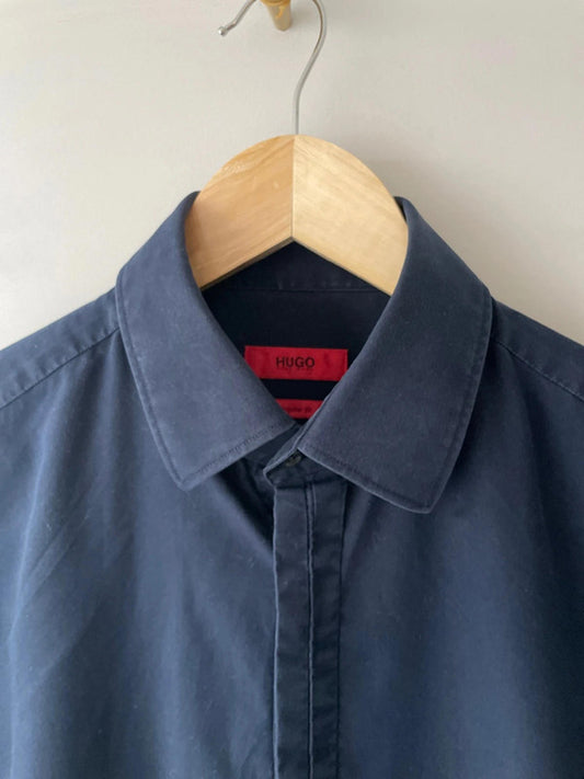 Men’s Hugo Boss Premium Regular Fit Long Sleeve Shirt- Medium - 2012