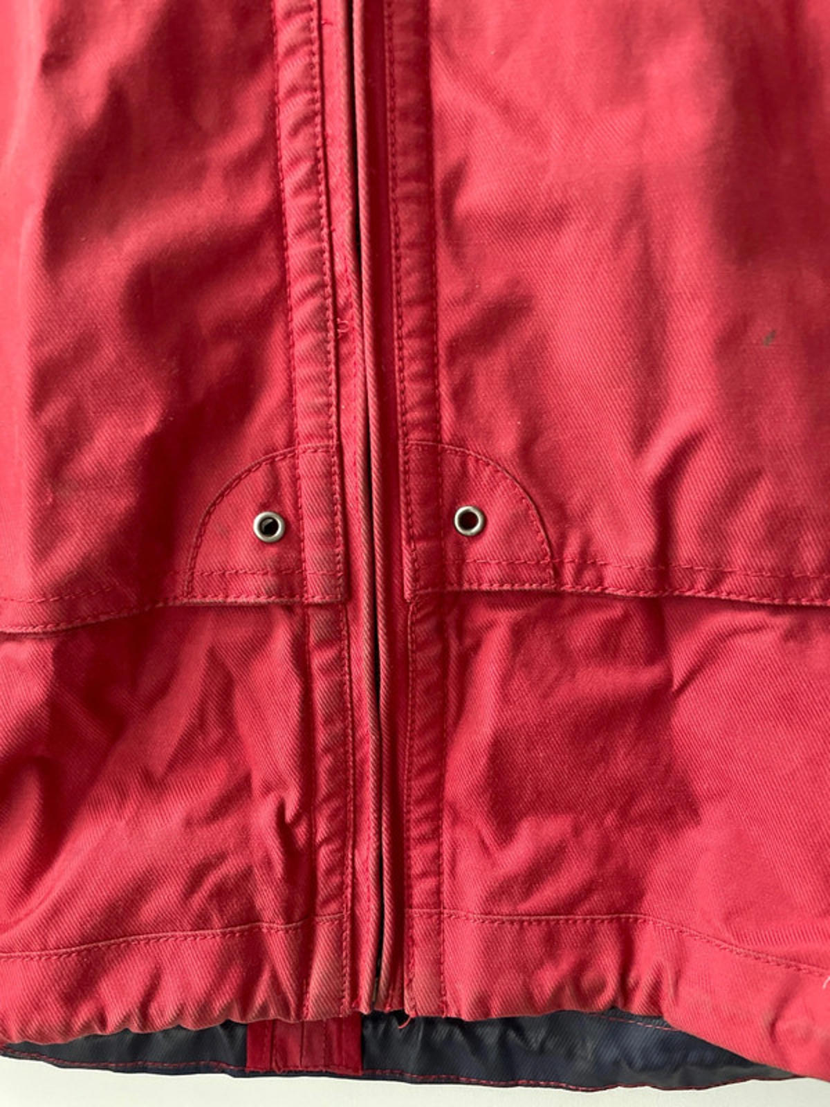 Men’s Pretty Green Hooded Parka Jacket Coat In Red - Medium - 2272