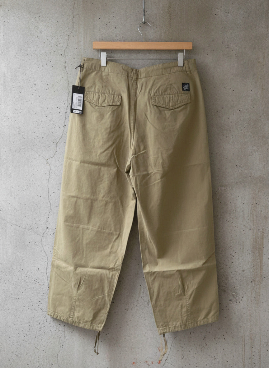 Men’s Santa Cruz Wide Leg Baggy Fit Flight Pants in Khaki - W32/L29 - 2763