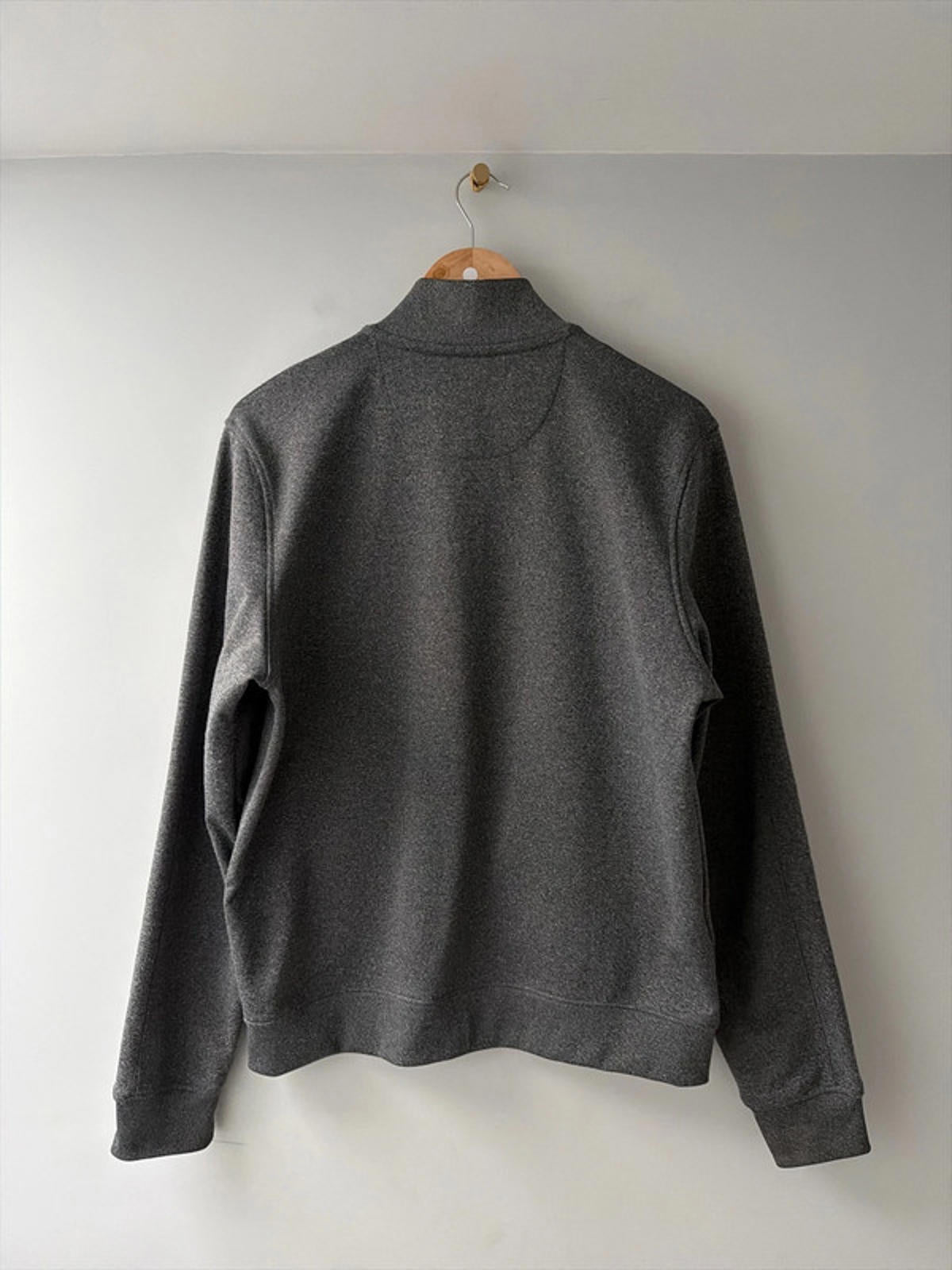 Men’s Fred Perry Zip Through Bomber Jacket In Grey - Medium - 2691