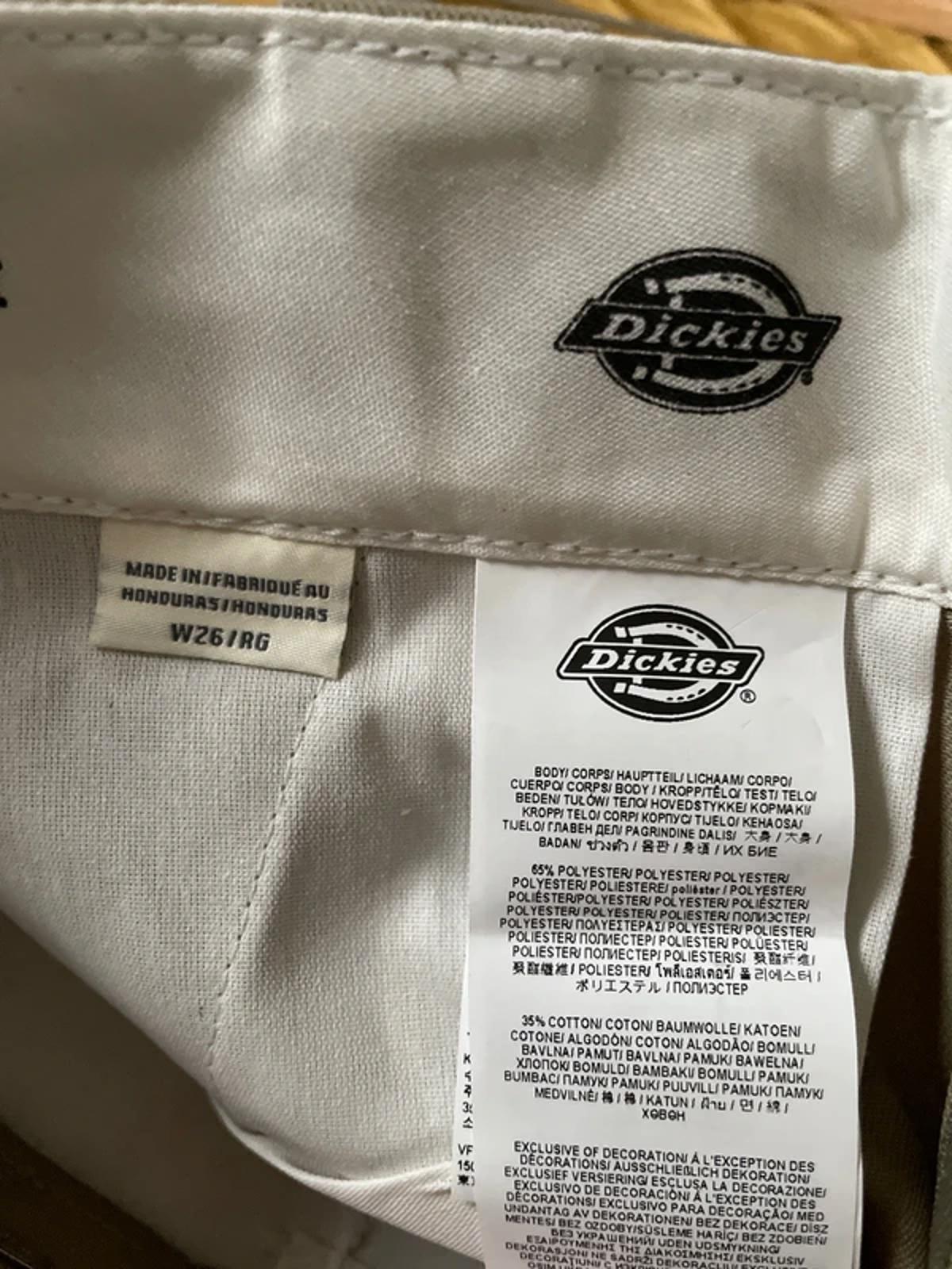 Women’s Dickies Double Knee Straight Fit Work Pant Chino in Beige - W26/L32-2955