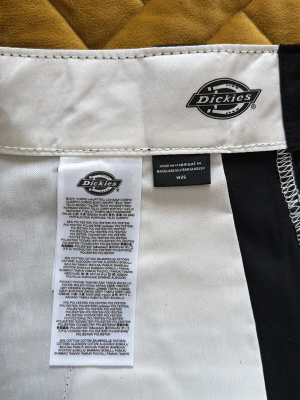 Women’s Dickies Mini Work Skirt With Pockets In Black - W26 - 3438