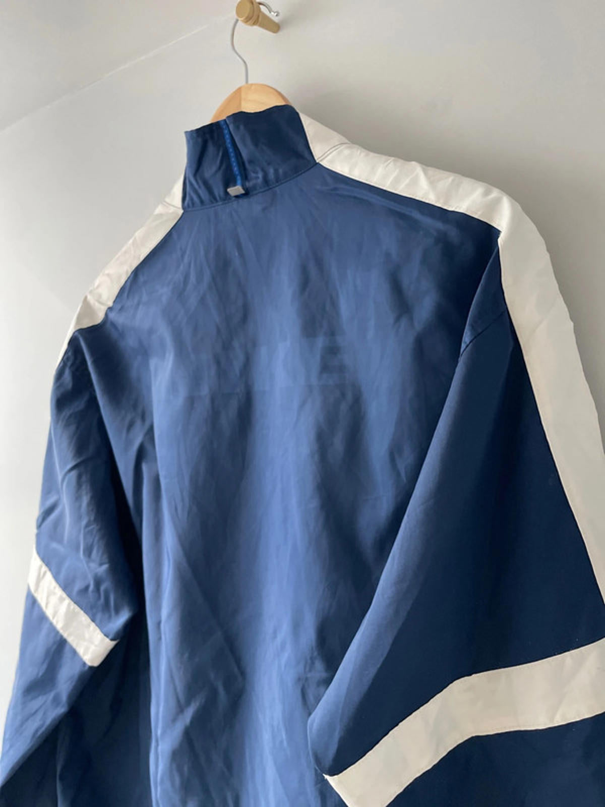 Men’s Nike Vintage Full Zip Windbreaker Jacket in Navy/Gold/White - XLarge -2508