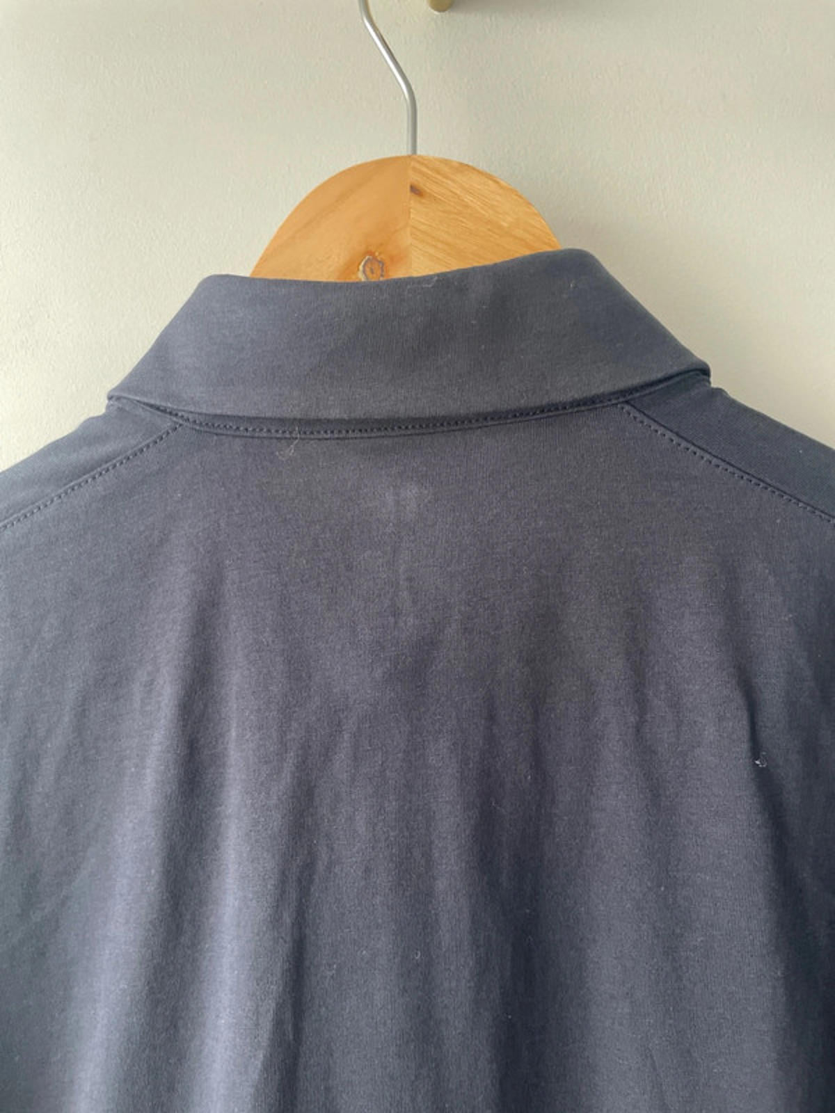 Men’s Uniqlo Short Sleeve Stretch Fit Shirt In Navy - Small - 1503