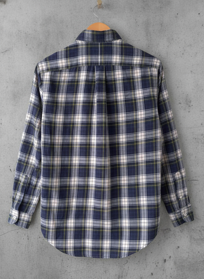 Men’s Ralph Lauren Premium Brushed Cotton Check Oxford Shirt - Small - 0422