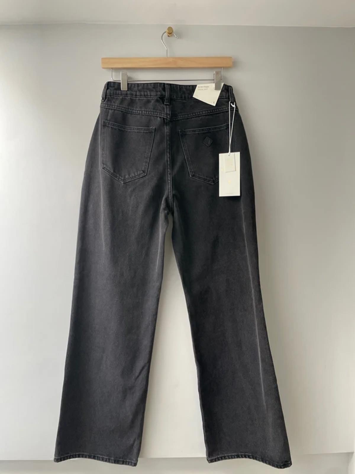 Women’s Abrand Jeans 95 Mid Baggy Jeans in Black - W26/L31 - 3076