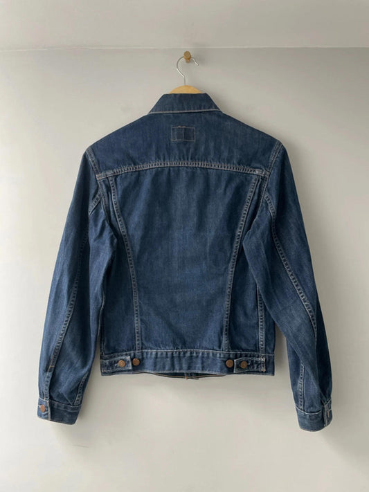 Women’s Levi’s Vintage 70500 Denim Jean Jacket In Navy - Medium - 2385