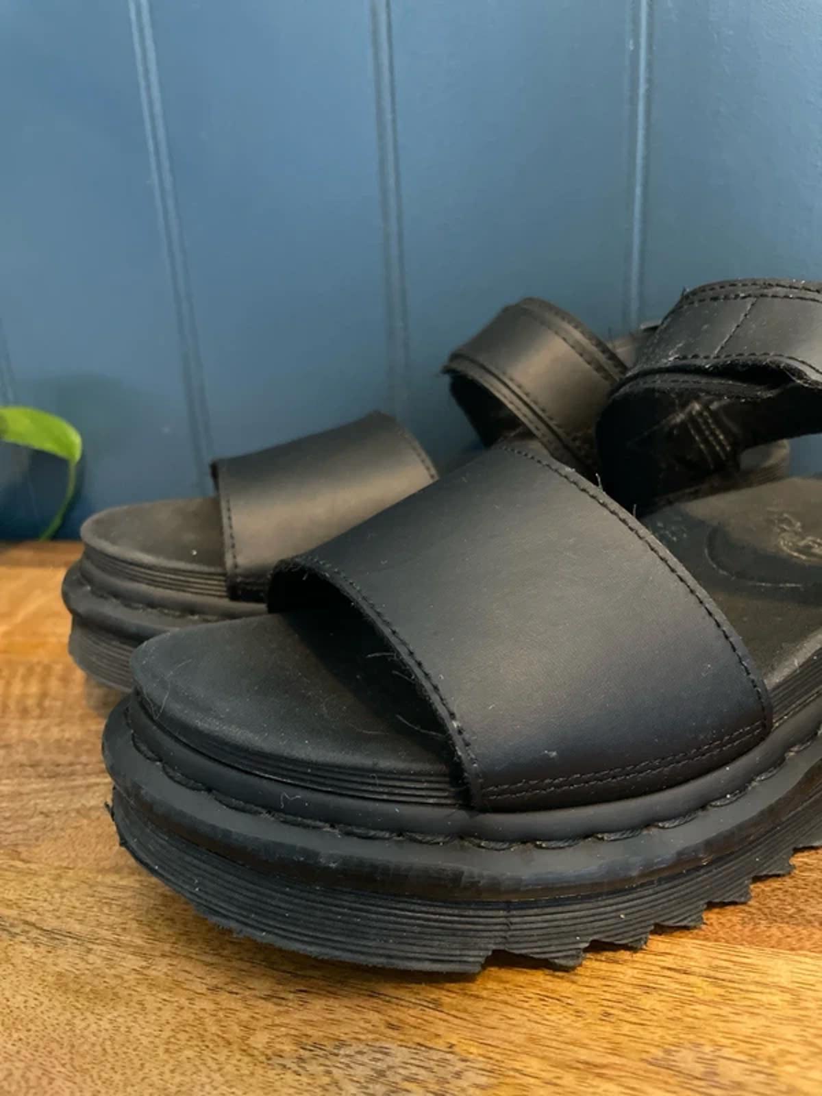 Women’s Dr Martens Voss Chunky Sole Sandals In Black - UK6 - 3050