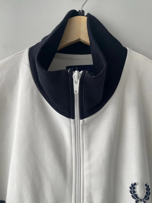 Men’s Fred Perry Retro Track Jacket Top - Large - 1869