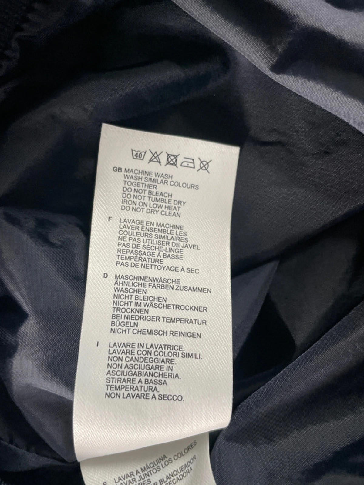 Men’s Fred Perry Harrington Jacket In Navy - XLarge - 2084