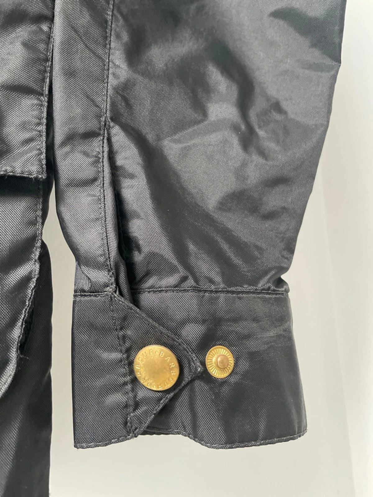 Men's Barbour International A7 Premium Biker Jacket in Black - Small - 2085