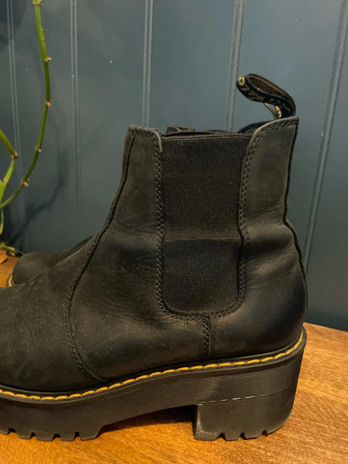 Women’s Dr Marten Rometty Platform Premium Leather Chelsea Boot In Black - UK 7 - 2556