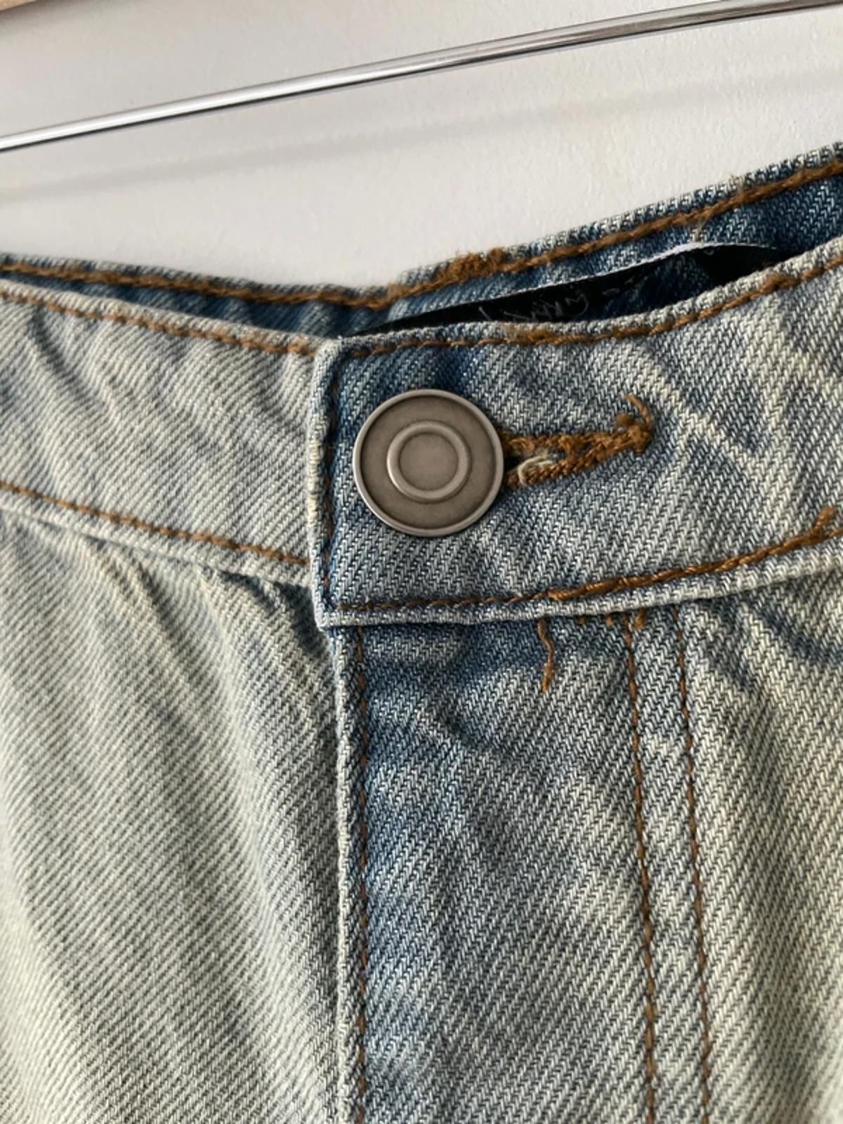 Men’s Brave Soul Denim Studio Cargo Shorts in Blue - W33/L10 - 3160