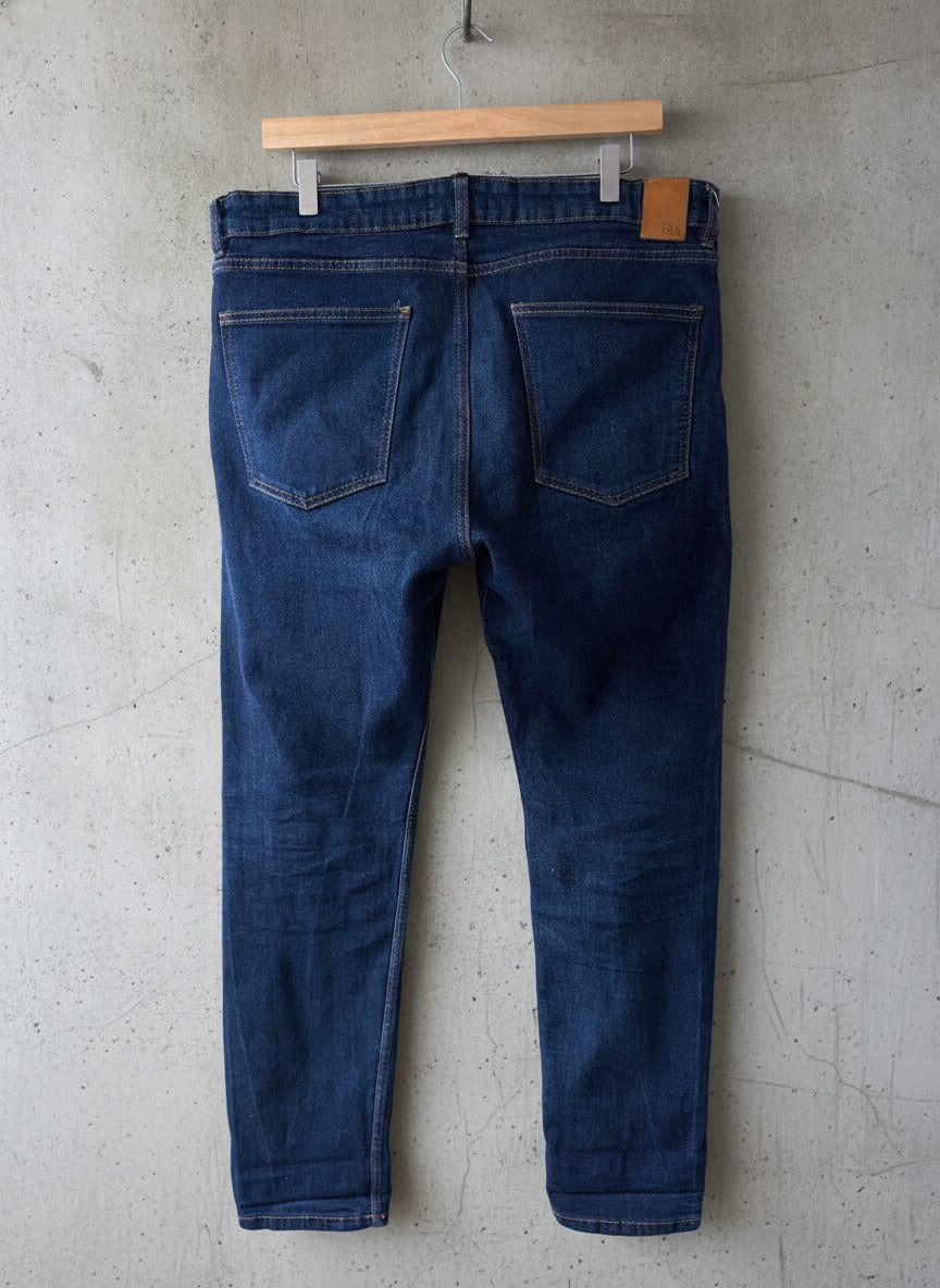Men’s Folk Slim Fit Denim Jeans In Navy Blue - W36/L32 - 3736