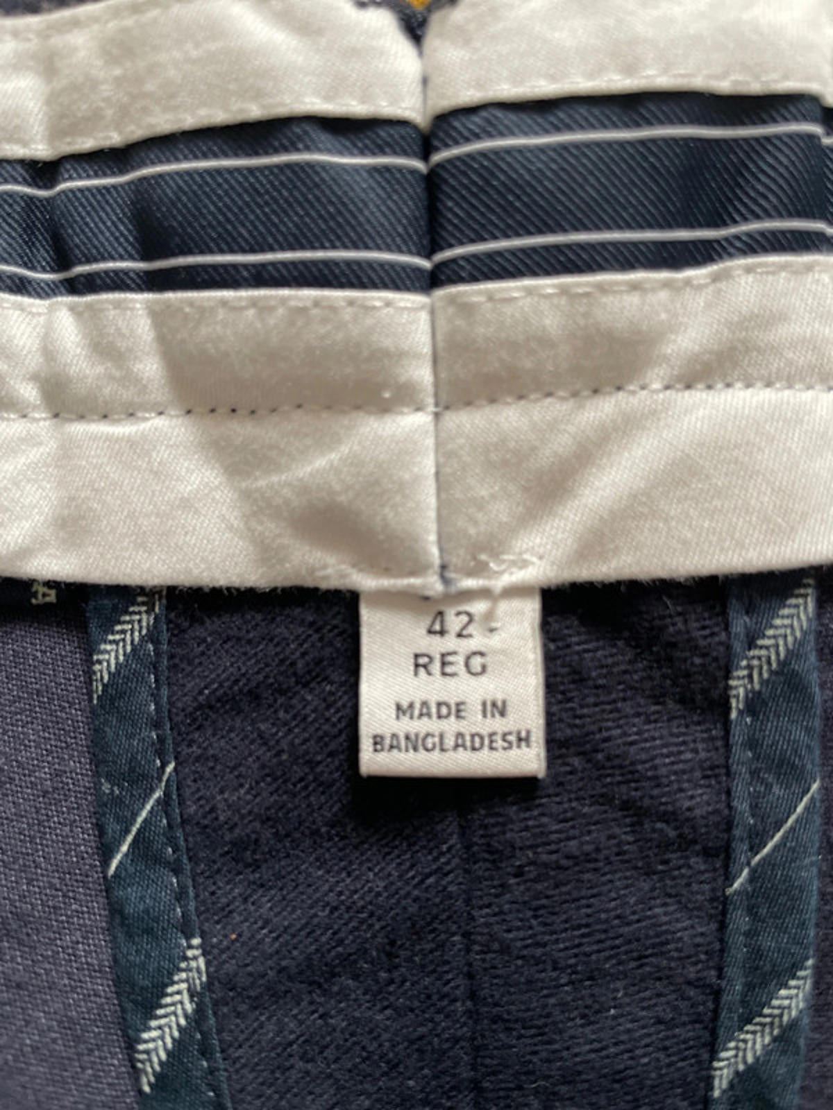 Men’s Jaeger Tapered Fit Trouser In Navy Blue - W42/L31 - 2550