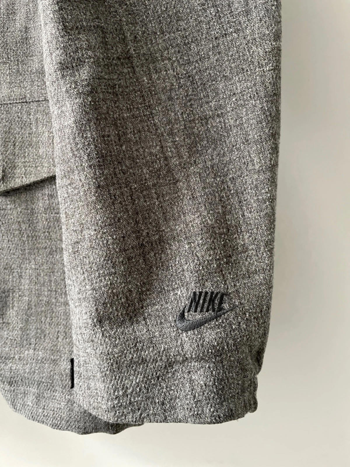 Men’s Nike M65 Zip Through Hooded Jacket In Grey - Small - 2274