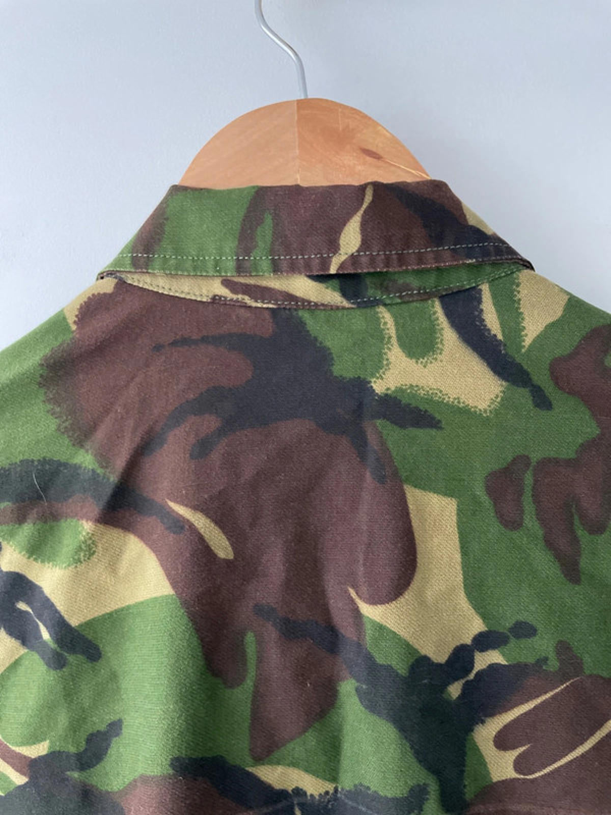 Men’s Camouflage Royal Marines Commandoes Camo Military Shirt In Khaki  - Medium - 2323