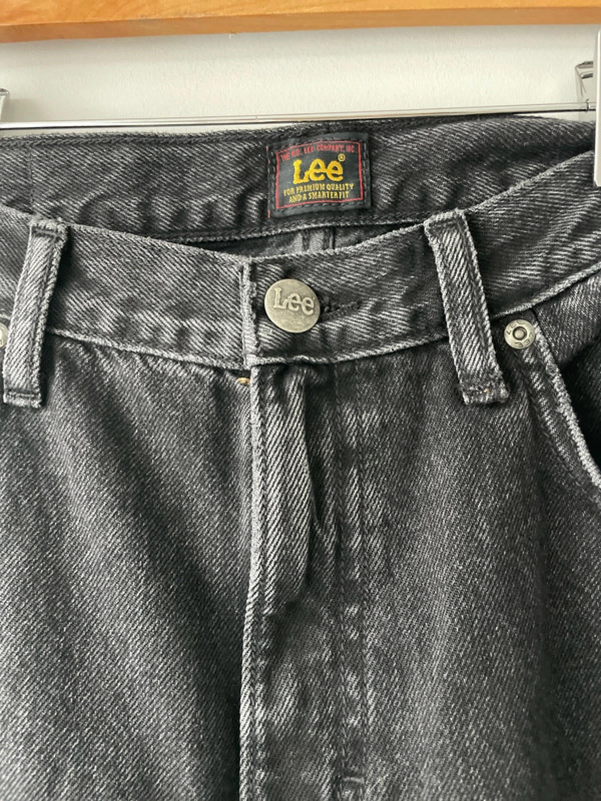 Mens Lee Relaxed Straight Fit Jeans In Black - W32/L32 - 2344