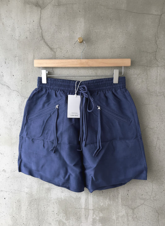 Women’s & Other Stories High Waisted Linen Shorts In Navy - XSmall - 3363
