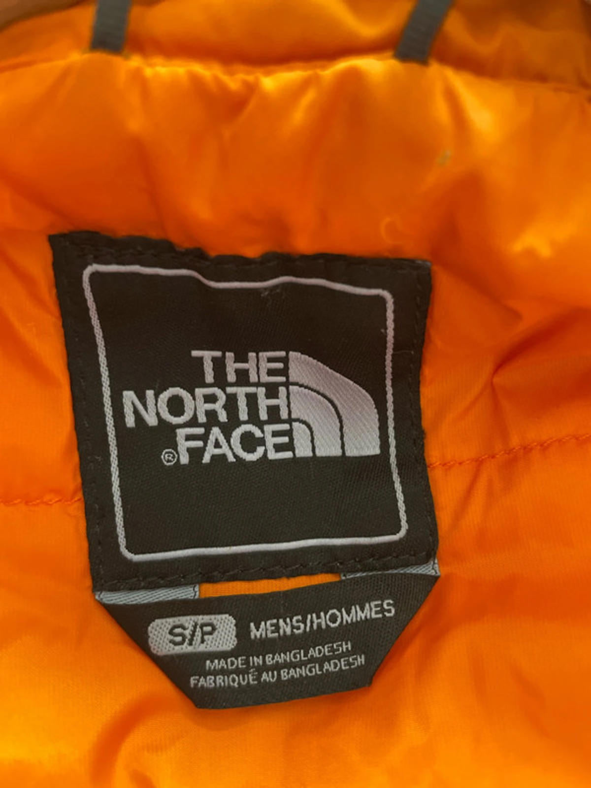 Mens The North Face Hyvent Waterproof Hooded Jacket In Blue/Orange - Small -2209
