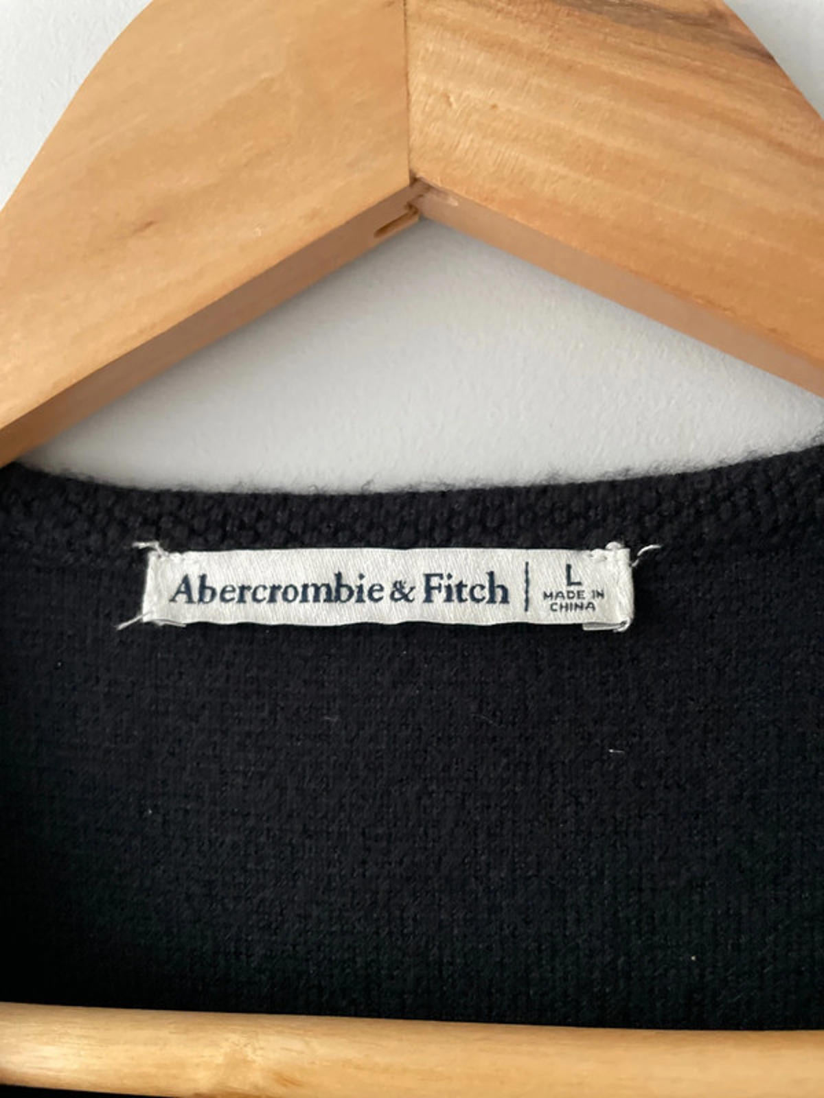 Women’s Abercrombie & Fitch Mara Mini Sweater Knit Dress In Navy - Large - 2429