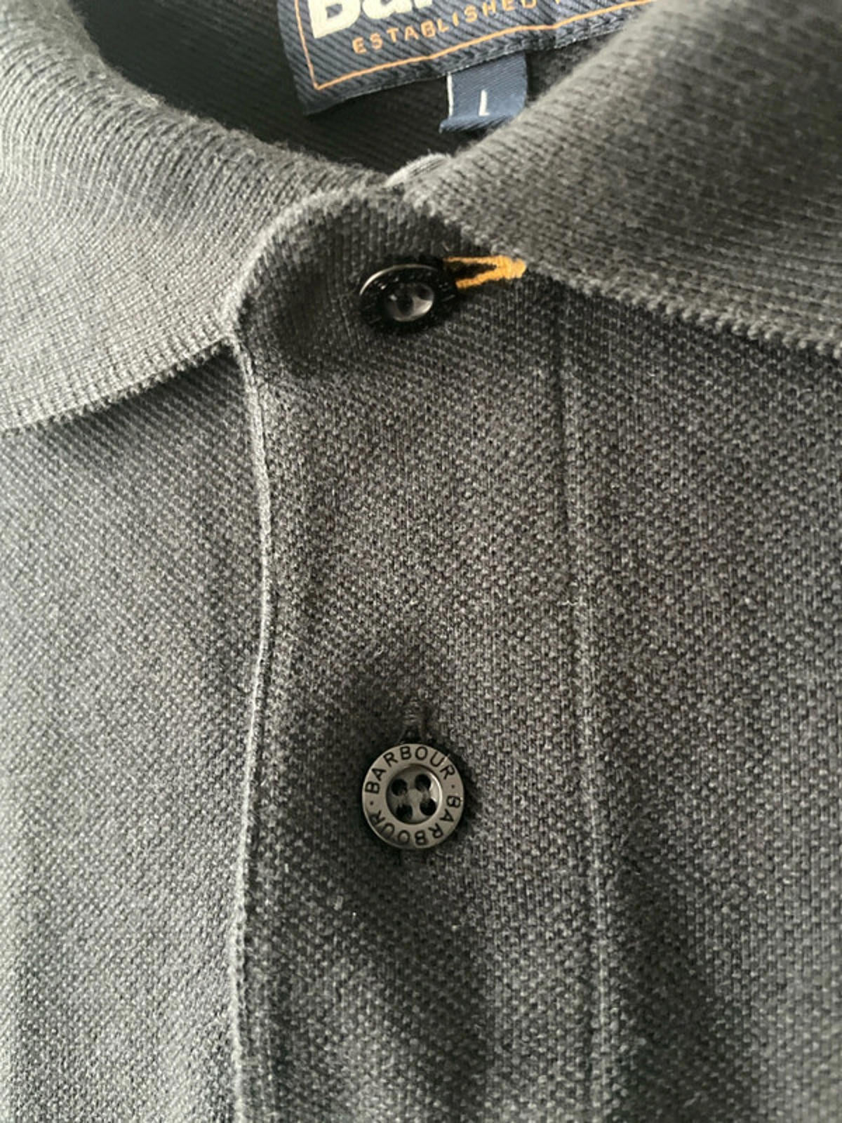 Men’s Barbour Classic Polo in Black - Large -2083