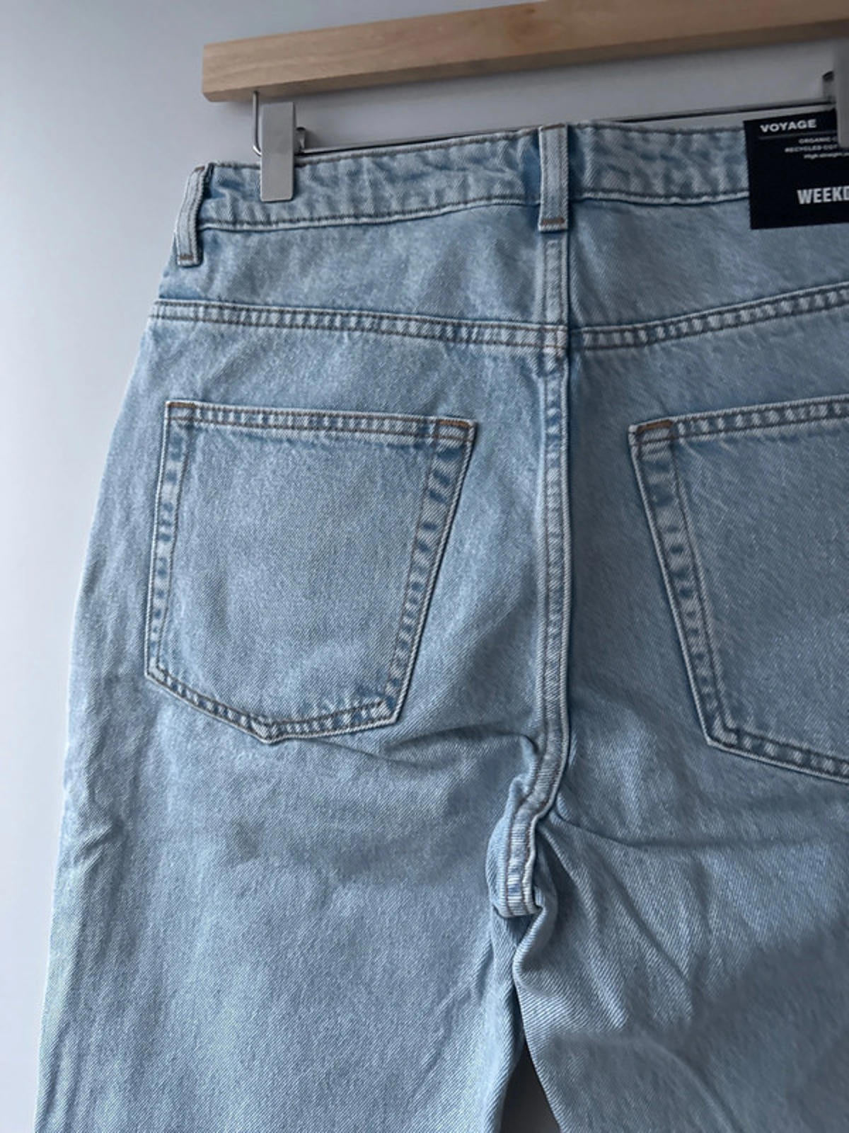 Women’s Weekday Voyage High Waisted Fit Jeans In Blue - W29/L30 - 0943