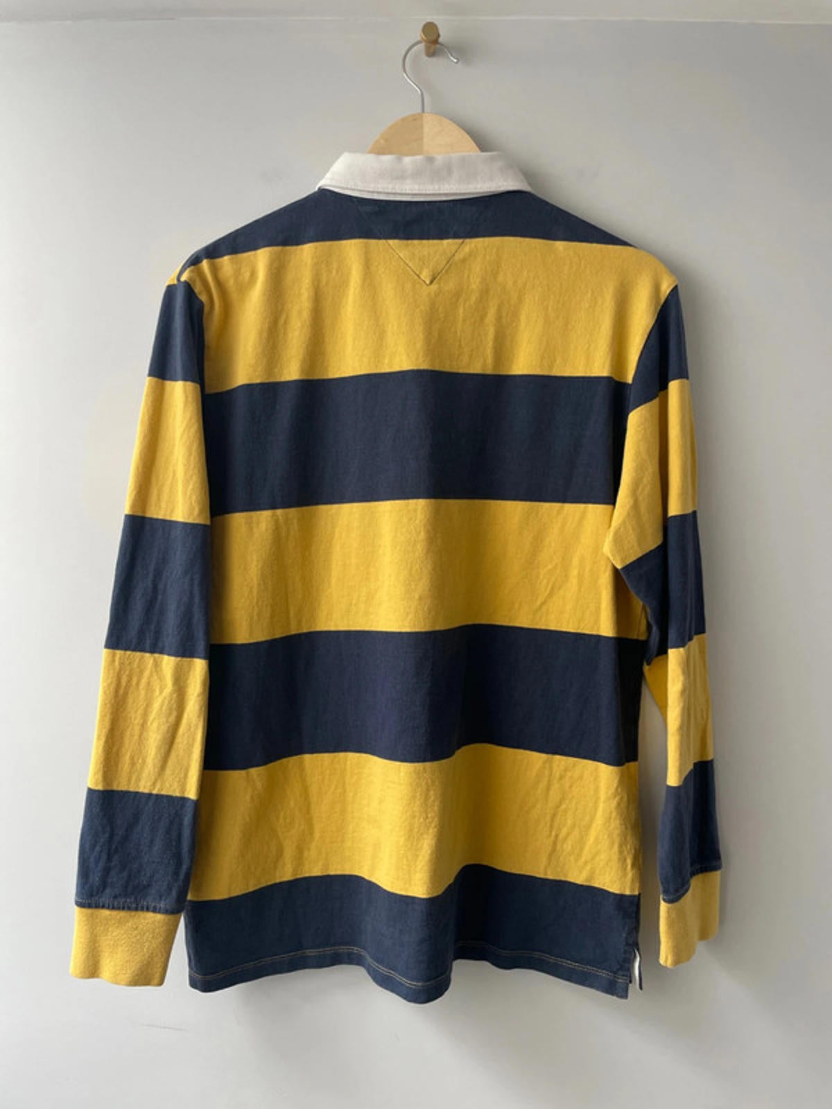 Women's Tommy Hilfiger Stripped Rugby Polo Shirt Top - Large - 2107