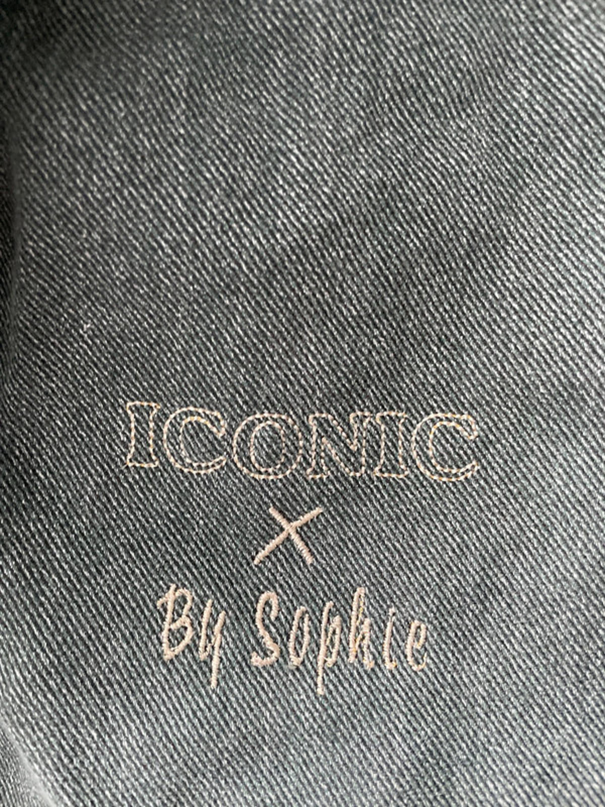 Women’s Iconic by Sophie Denim Jacket with Floral Pocket Detail - Medium- 2488